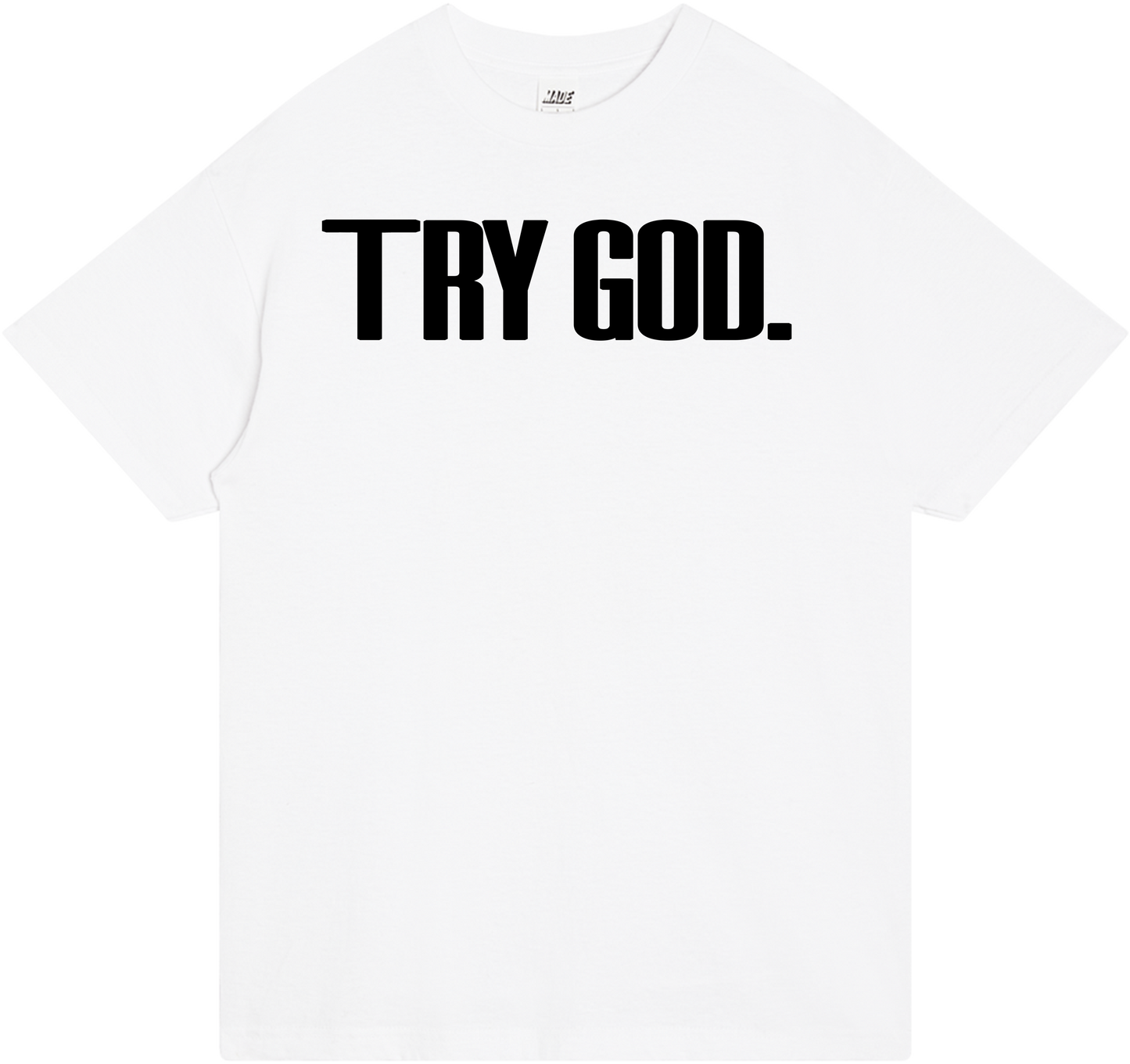 Classic Try God t-shirt (White)