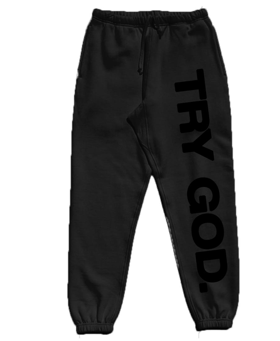 Joggers (Black on Black)